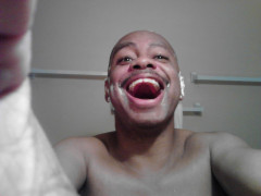 ALEX SHAVING HAPPILY 3
